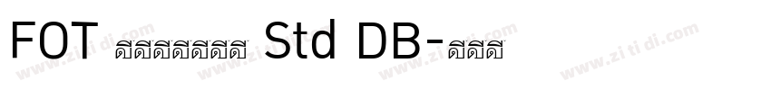 FOT ロックンロール Std DB字体转换